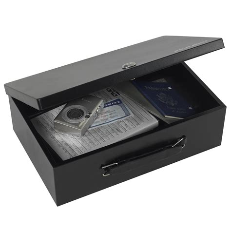 metal lockable storage box saples|box safes for sale.